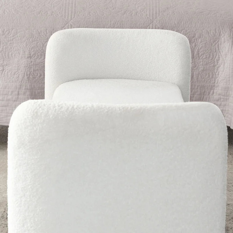 H-förmige, mit Polyester bezogene Bank mit modernem, vielseitigem Design