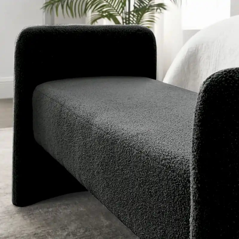 H-förmige, mit Polyester bezogene Bank mit modernem, vielseitigem Design