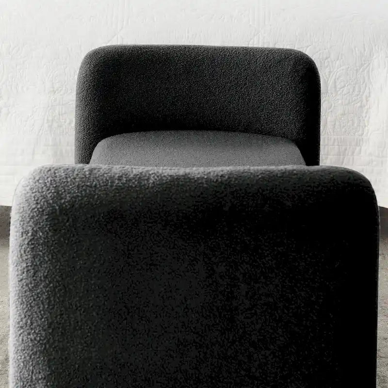 H-förmige, mit Polyester bezogene Bank mit modernem, vielseitigem Design