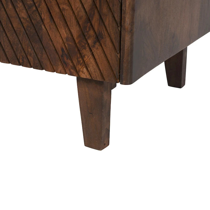Akzent-Holzschrank mit Stauraum und verstellbarem Regal für das Esszimmer