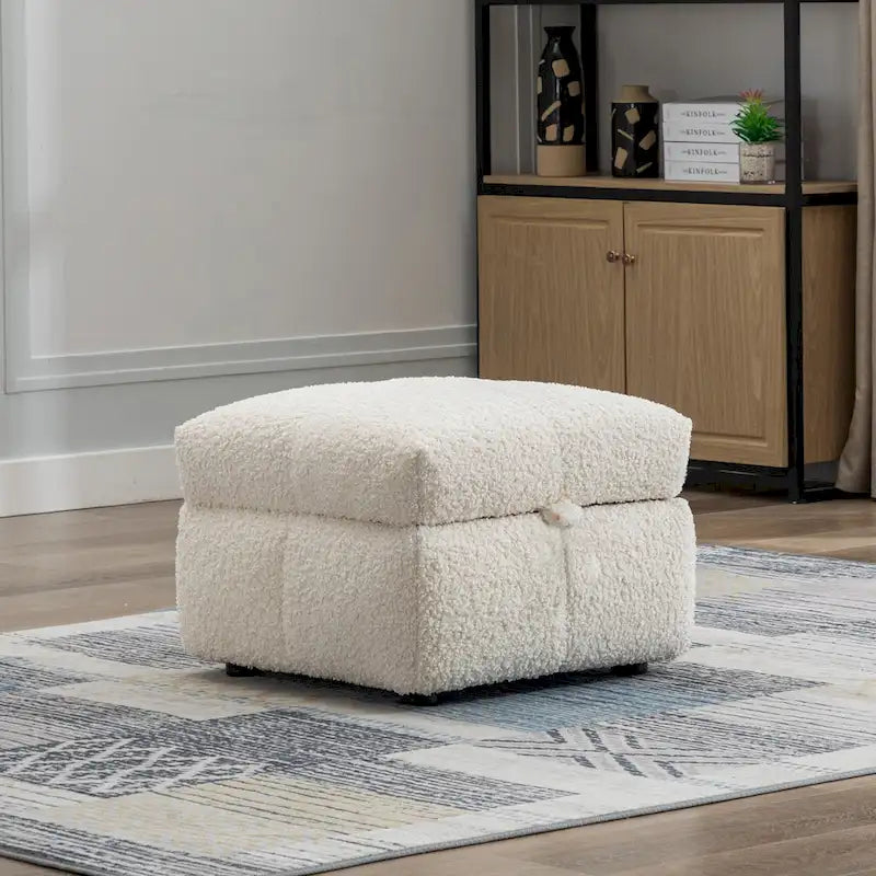 87.7 Stoff-Viersitzer-Sektionssofa mit beweglichem Ottoman, 2 USB-Anschlüssen und 2 Lendenkissen, ideal für das Wohnzimmer