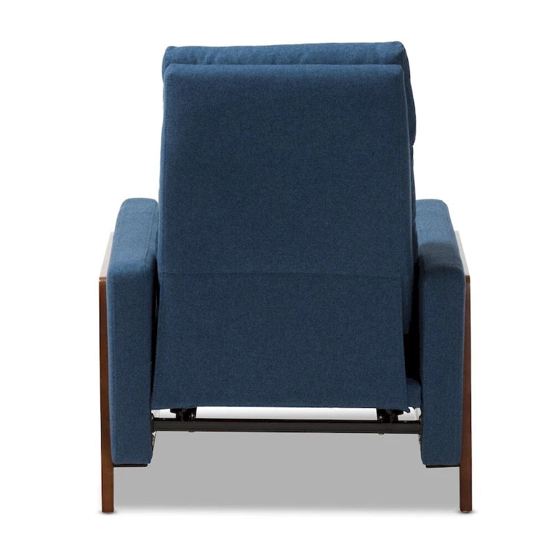 Mid-Century Stoff-Liegesessel