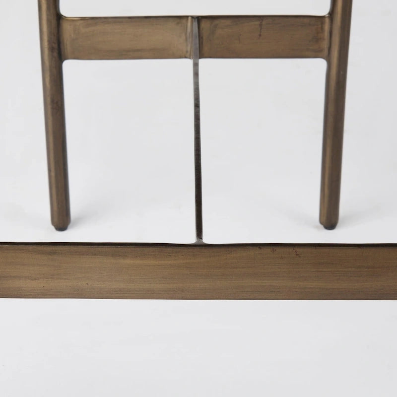Barhocker mit Sitz aus echtem schwarzem Leder und vernickeltem Metallgestell