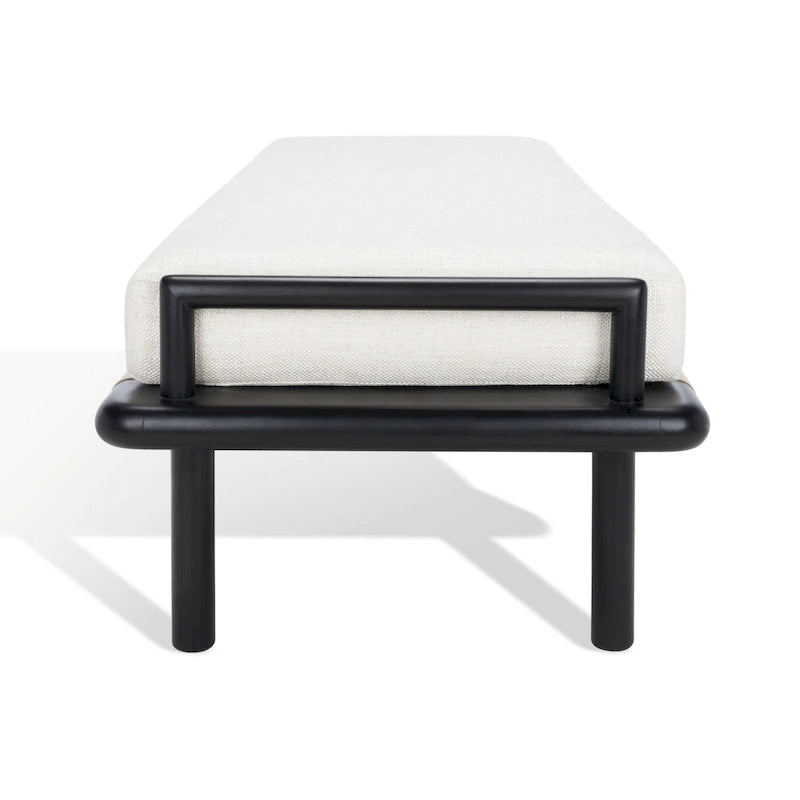 Teakbank mit Kissen - 178 cm B x 66 cm T x 48 cm H