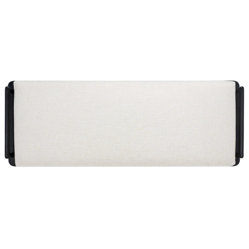 Teakbank mit Kissen - 178 cm B x 66 cm T x 48 cm H