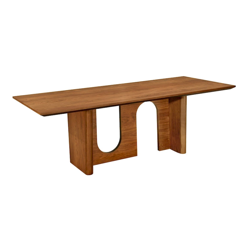 Rechteckiger Esstisch aus Nussholz – 233,7 cm B x 99,8 cm T x 76,2 cm H