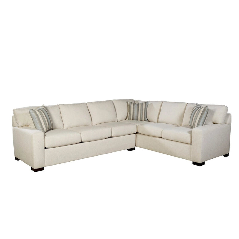 Cremefarbenes Sectional Schlafsofa mit Queen Gel Memory Foam Matratze