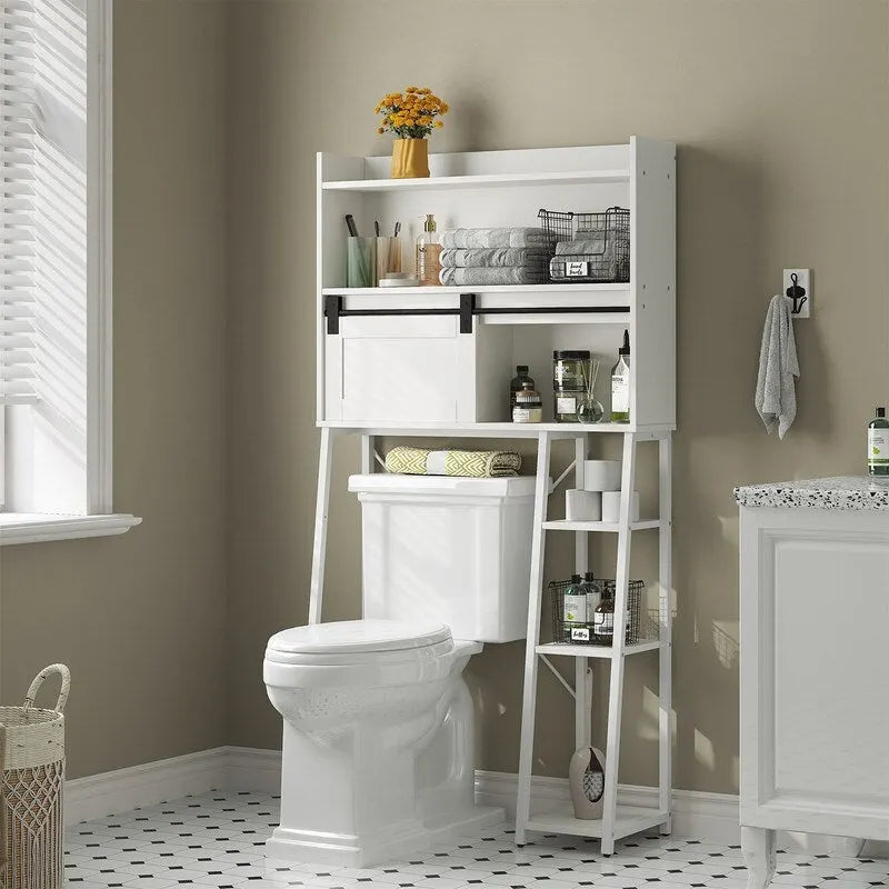 WC-Aufbewahrungsschrank mit Toilettenpapierhalter – 11,81T x 32,49B x 60,63H
