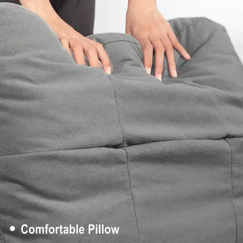 4-Sitzer U-förmiges Leinen Sektionssofa Couch für das Wohnzimmer