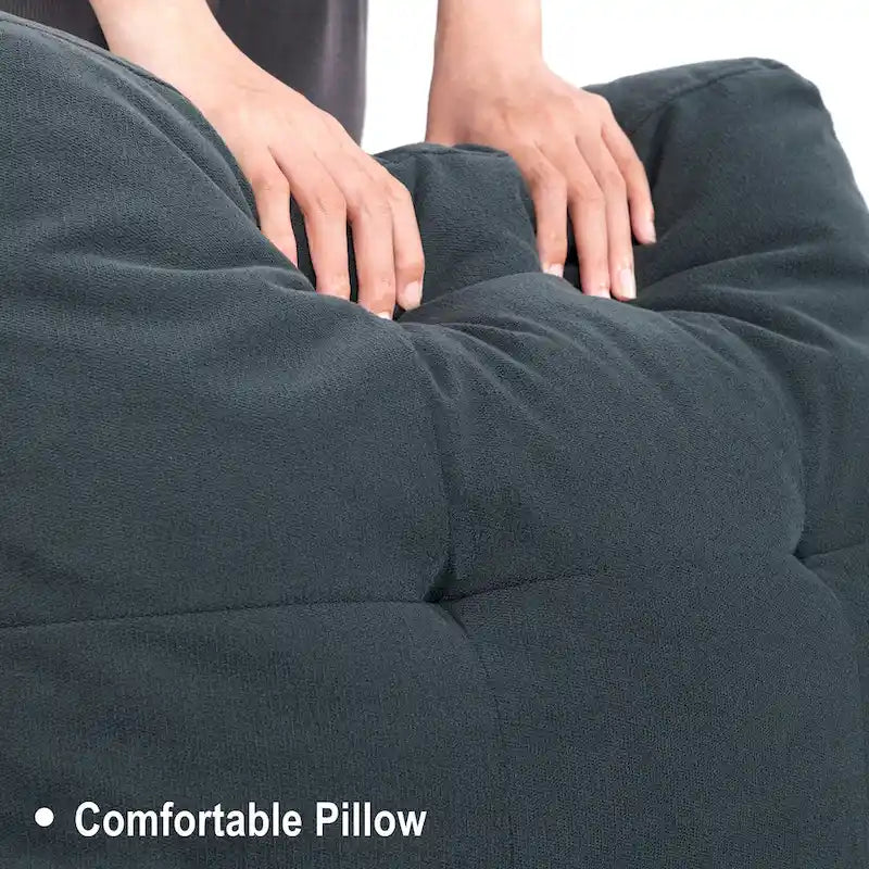 4-Sitzer U-förmiges Leinen Sektionssofa Couch für das Wohnzimmer