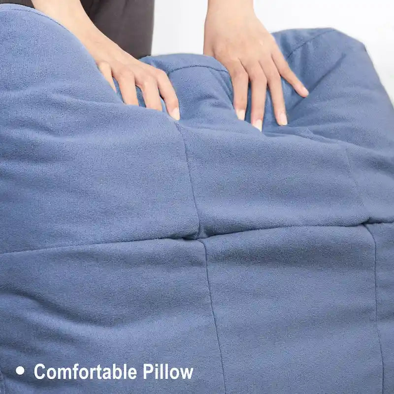 4-Sitzer U-förmiges Leinen Sektionssofa Couch für das Wohnzimmer