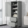 Hoher Badezimmerschrank, freistehender Aufbewahrungsschrank