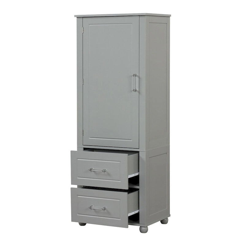 Hoher Badezimmerschrank, freistehender Aufbewahrungsschrank