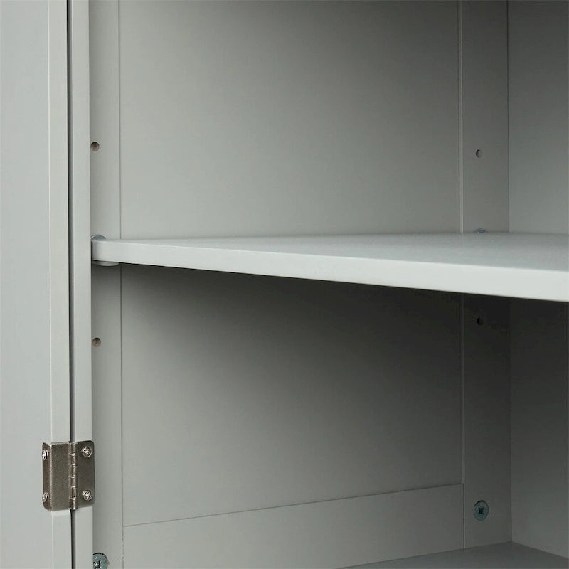 Hoher Badezimmerschrank, freistehender Aufbewahrungsschrank