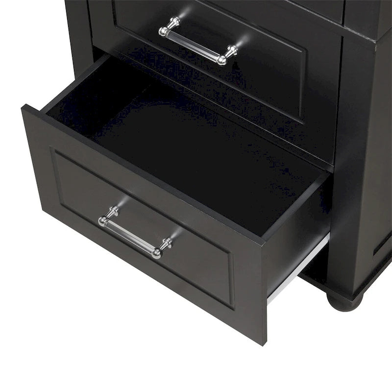Hoher Badezimmerschrank, freistehender Aufbewahrungsschrank