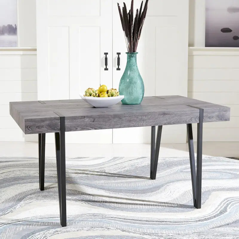 Esstisch im Mid-Century Industrial Rustic Stil – 150 cm B x 89 cm T x 76 cm H