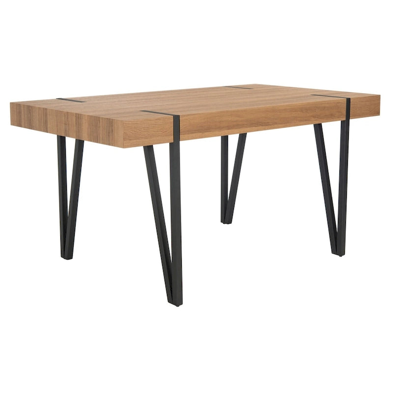 Esstisch im Mid-Century Industrial Rustic Stil – 150 cm B x 89 cm T x 76 cm H