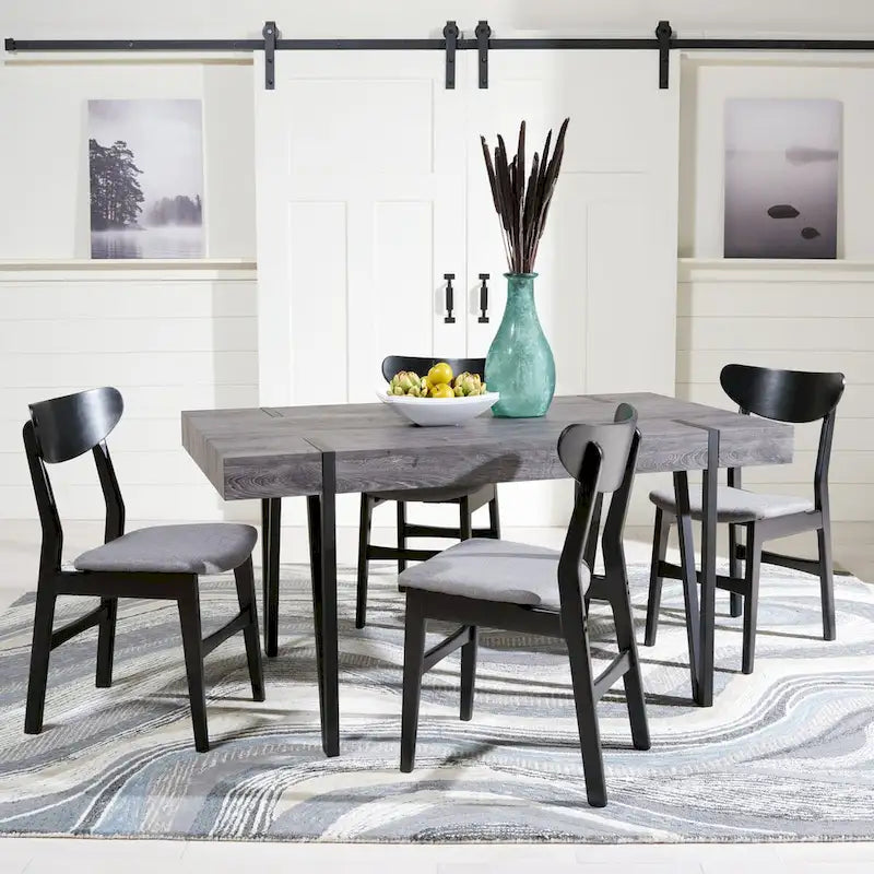 Esstisch im Mid-Century Industrial Rustic Stil – 150 cm B x 89 cm T x 76 cm H