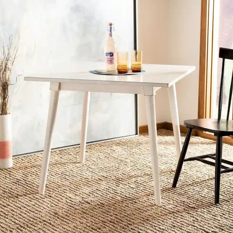 36" quadratischer Esstisch mit Beinen im Vintage-Stil