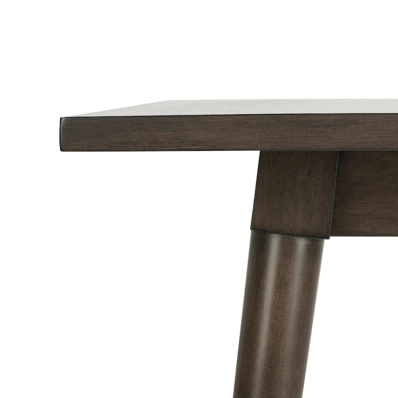 36" quadratischer Esstisch mit Beinen im Vintage-Stil