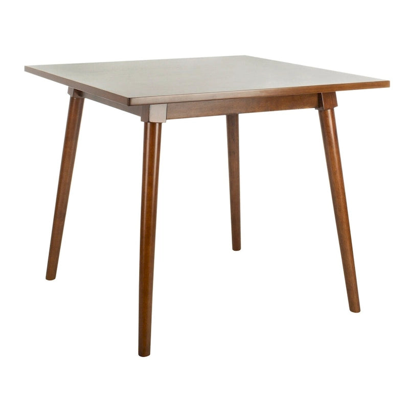 36" quadratischer Esstisch mit Beinen im Vintage-Stil