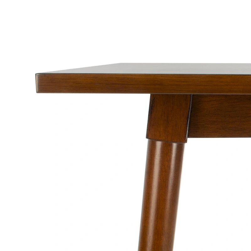 36" quadratischer Esstisch mit Beinen im Vintage-Stil